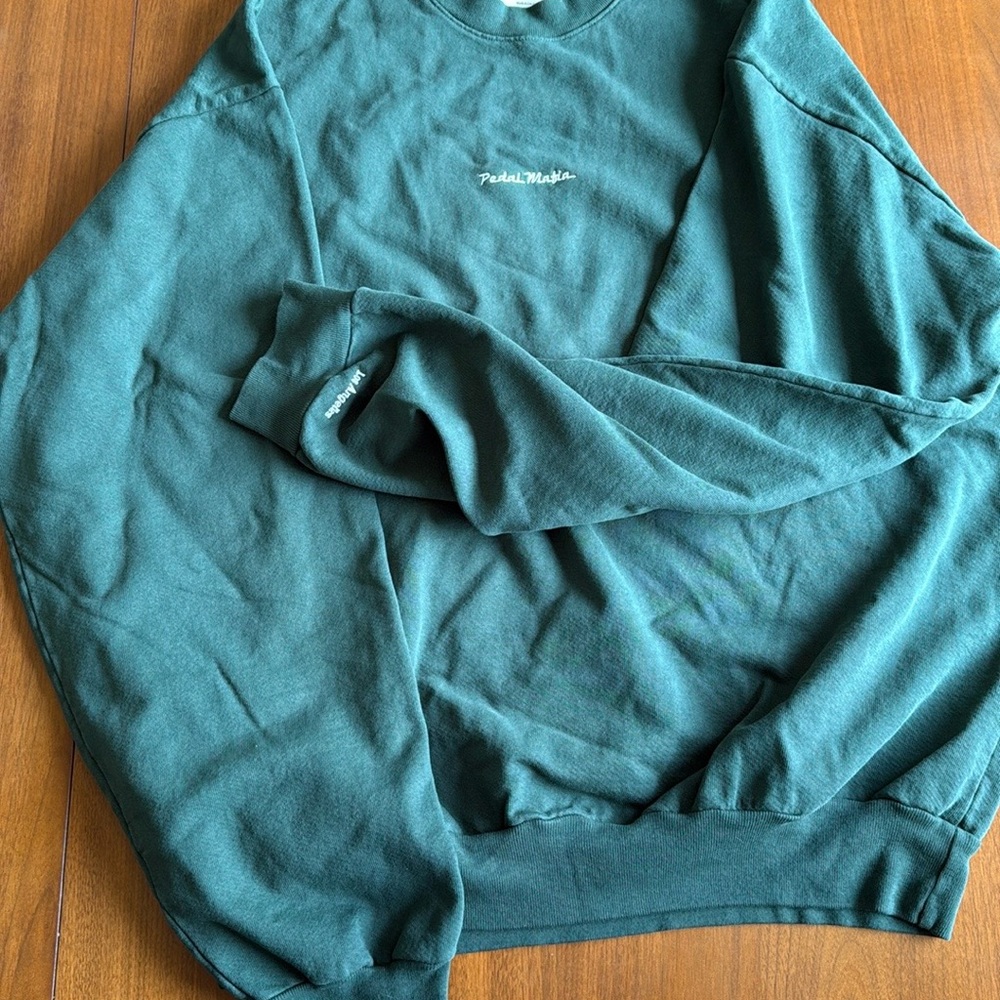 NWOT Pedal Mafia Los Angeles Crewneck Sweatshirt (Men’s XL, Forest Green)